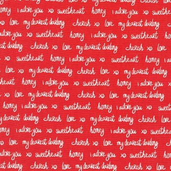 Sealed with a Kiss - Love Letters Red