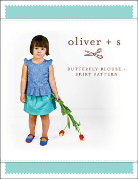 Oliver + S: Butterfly Blouse & Skirt in Small