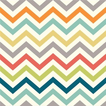 Birch Fabrics - Skinny Chev Multi Organic Interlock Jersey