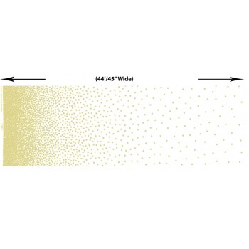 Confetti Border - Pearlised White Gold