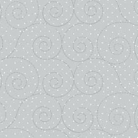 Basically Hugs - Subtle Spirals in Grey