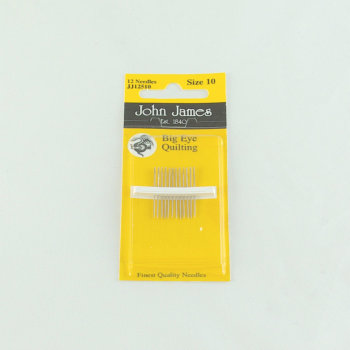 John James Big Eye Quilting Needles size 10