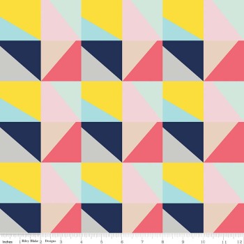 Idle Wild Knits - Triangles Blue