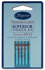 Superior Titanium Machine Needles - Size 80/12