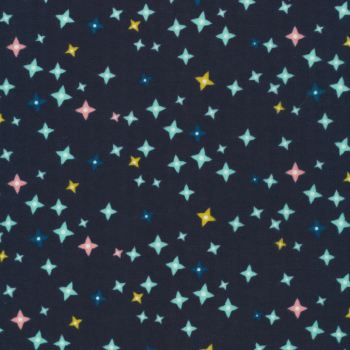 Vignette Double Gauze - Floret in Turquoise