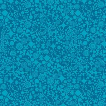 Sunprint Endpaper - Azure