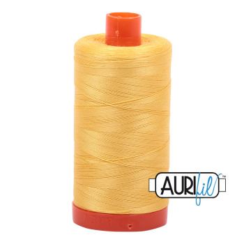 Aurifil Mako 50wt #1135 Pale Yellow