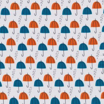 Spring Walk Umbrella Rain Orange