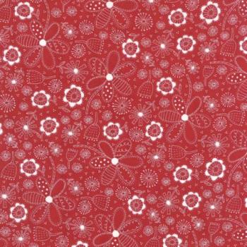 Mama Said Sew Revisited - Embroidery Sampler Red