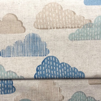Sevenberry Blue Clouds on Linen