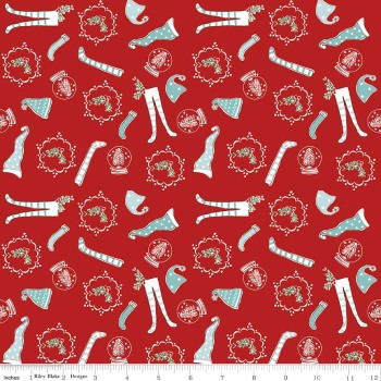 Pixie Noel Pixie Socks Red