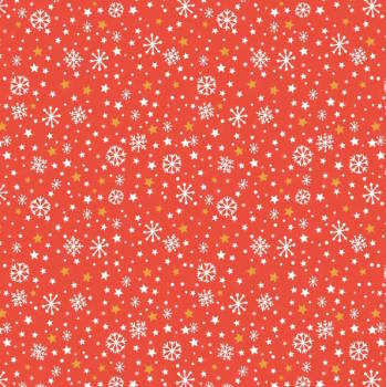 Festive Friends - Snowflakes in Red